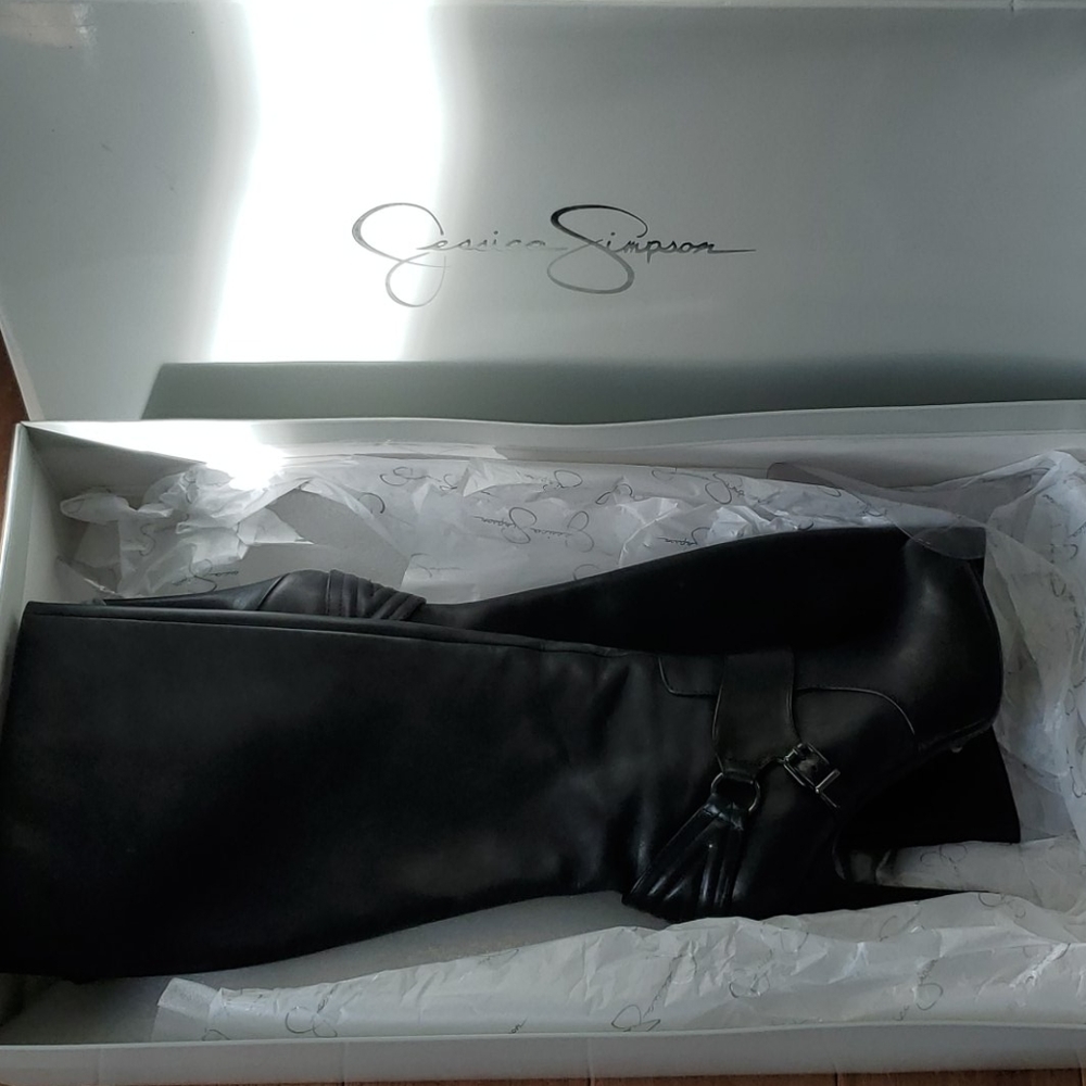 Tall Black Leather boots